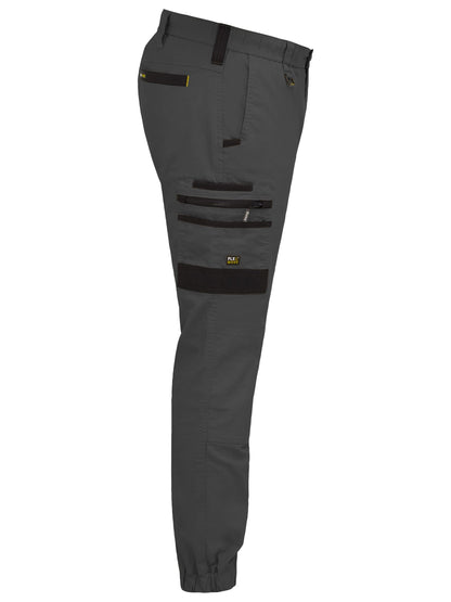 Bisley Flx & Move Elastic Waist Cargo Cuffed Pants (BPC6237)