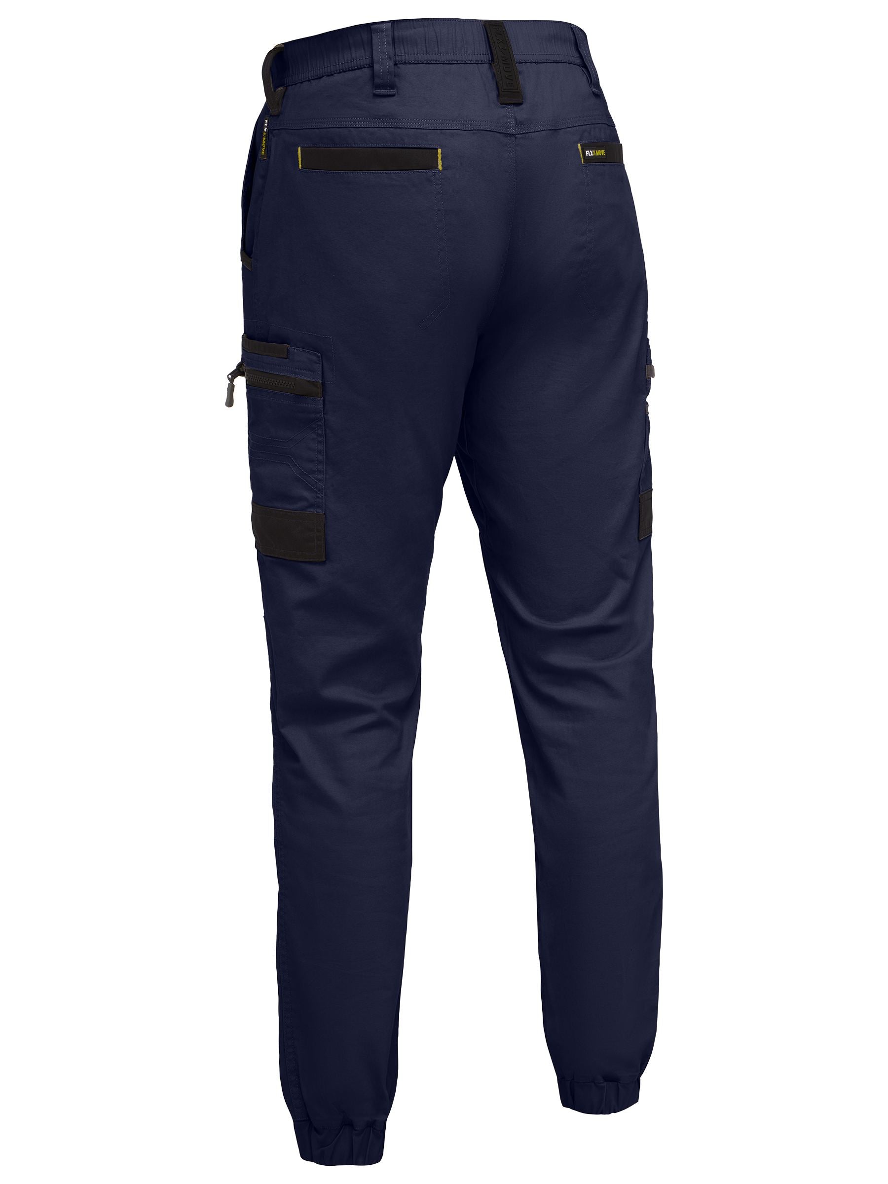 Bisley Flx & Move Elastic Waist Cargo Cuffed Pants (BPC6237)