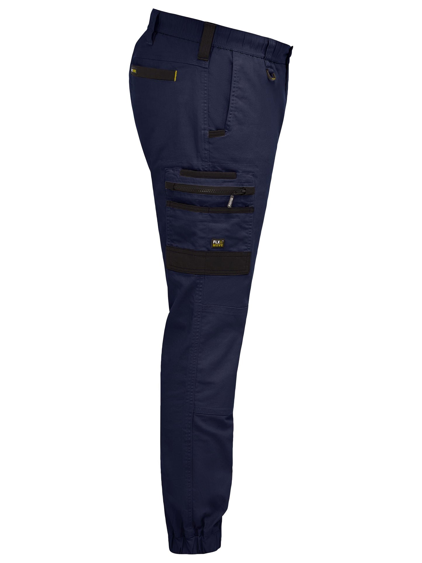 Bisley Flx & Move Elastic Waist Cargo Cuffed Pants (BPC6237)