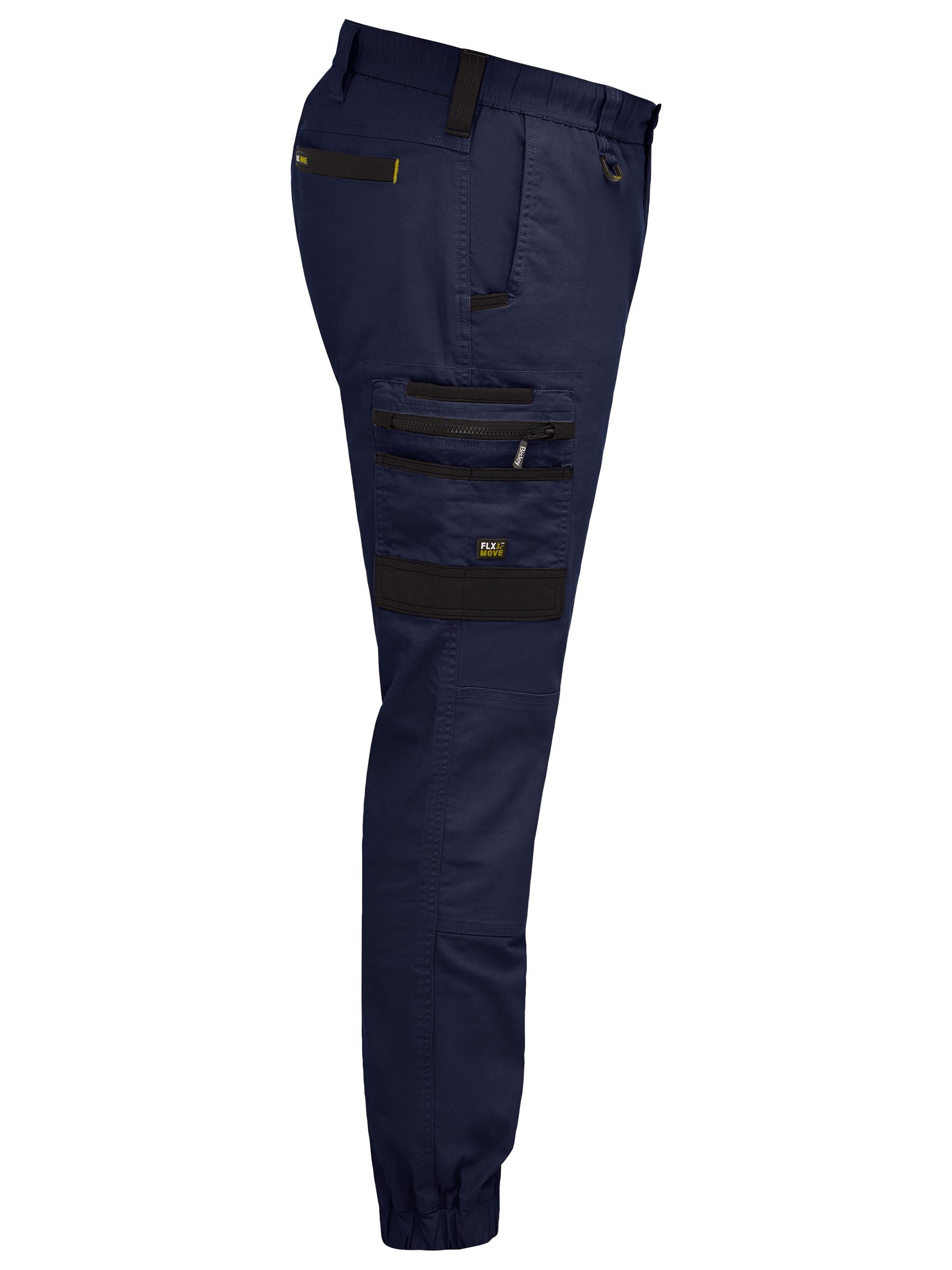 Bisley Flx & Move Elastic Waist Cargo Cuffed Pants (BPC6237)
