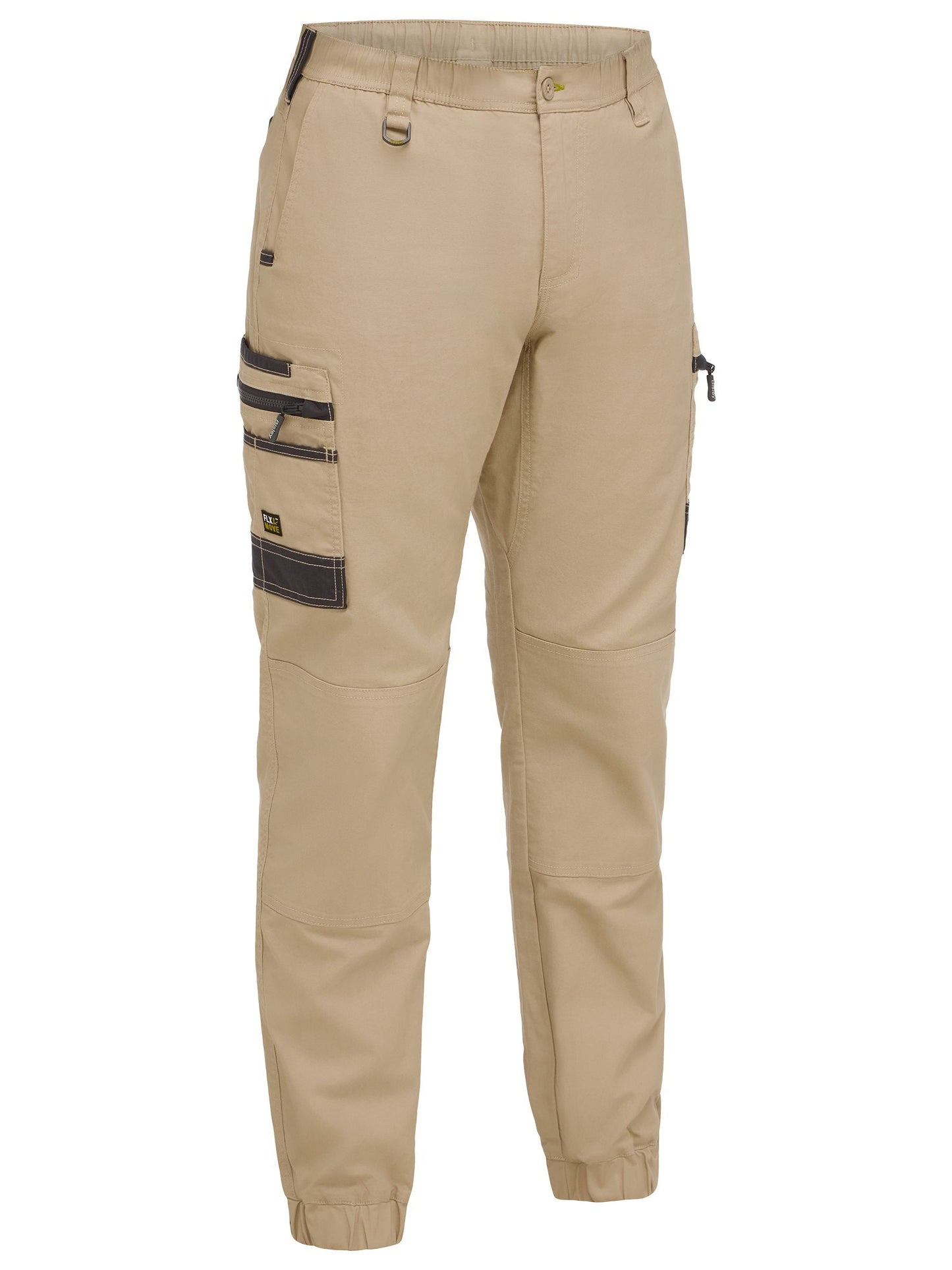 Bisley Flx & Move Elastic Waist Cargo Cuffed Pants (BPC6237)