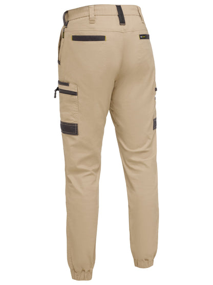 Bisley Flx & Move Elastic Waist Cargo Cuffed Pants (BPC6237)