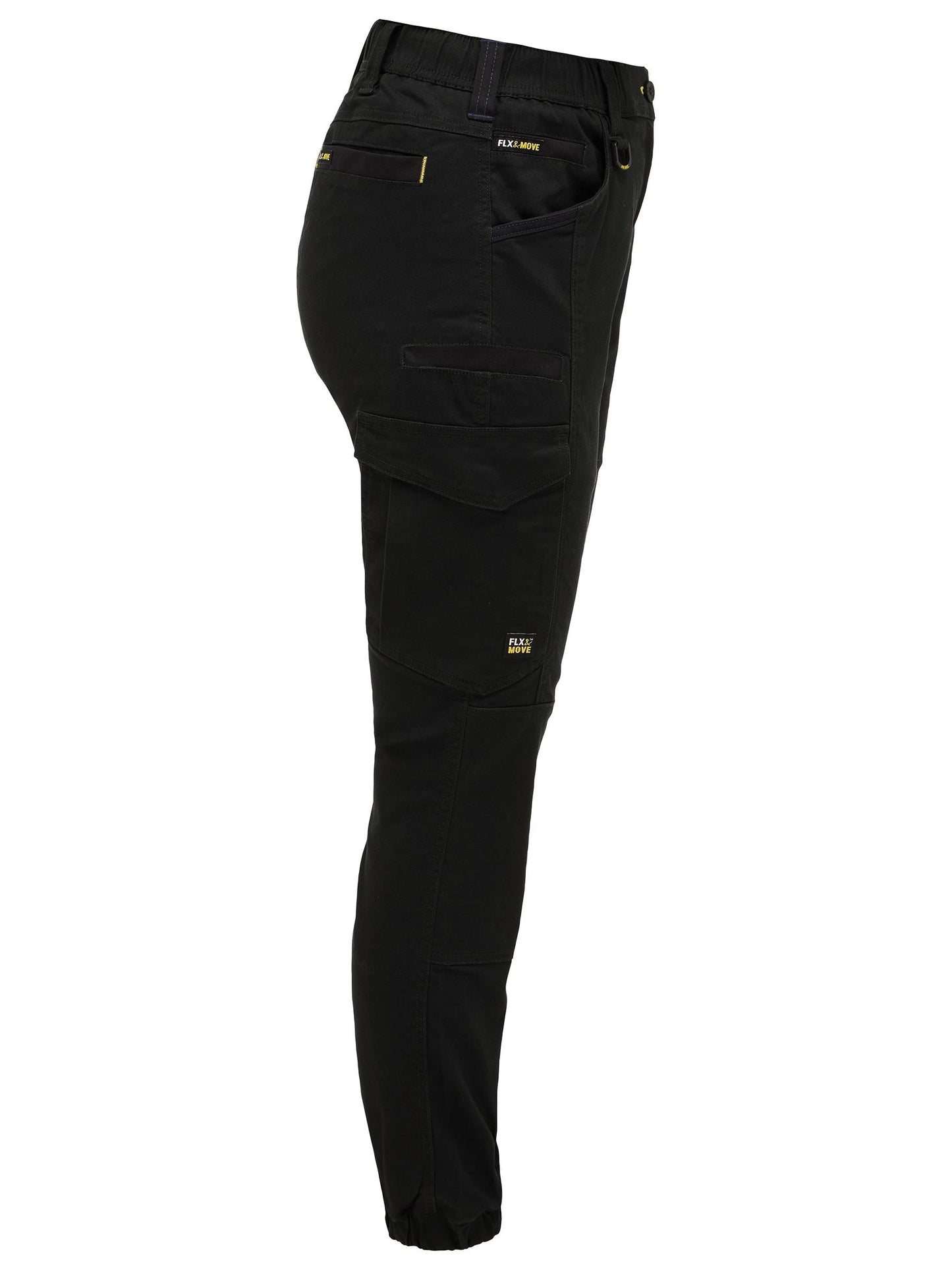 Bisley Womens Flx & Move™ Elastic Waist Cargo Cuffed Pants (BPCL6237)