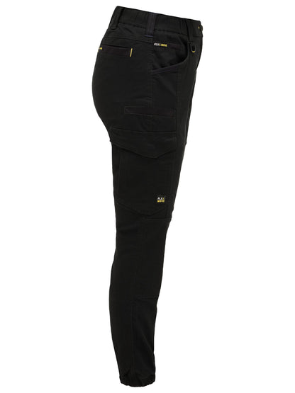 Bisley Womens Flx & Move™ Elastic Waist Cargo Cuffed Pants (BPCL6237)