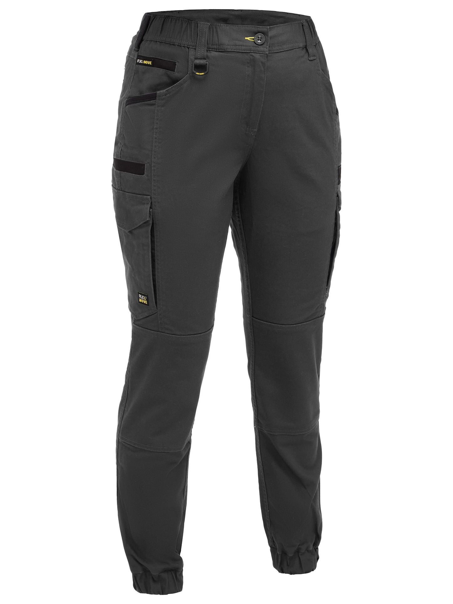 Bisley Womens Flx & Move™ Elastic Waist Cargo Cuffed Pants (BPCL6237)