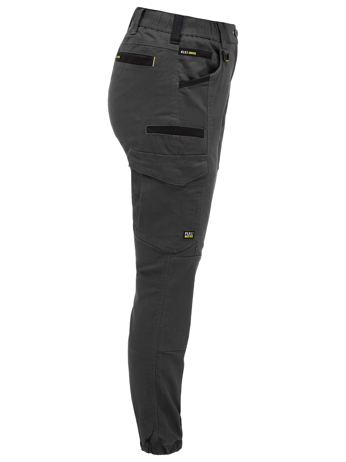 Bisley Womens Flx & Move™ Elastic Waist Cargo Cuffed Pants (BPCL6237)