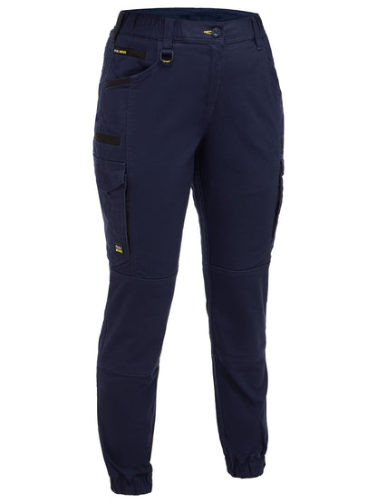 Bisley Womens Flx & Move™ Elastic Waist Cargo Cuffed Pants (BPCL6237)