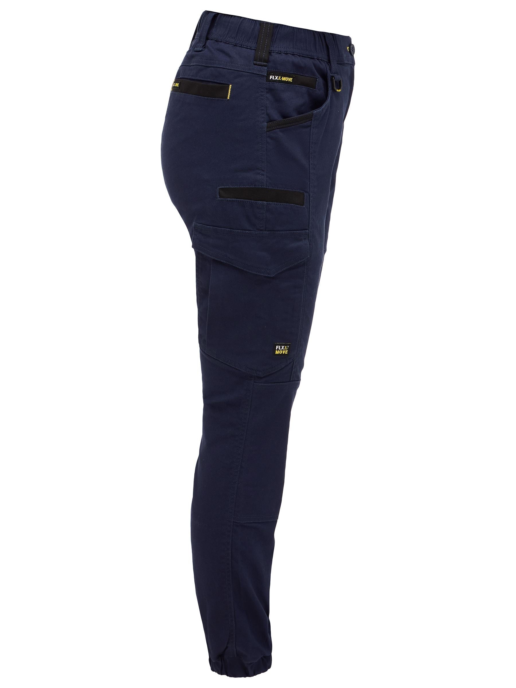 Bisley Womens Flx & Move™ Elastic Waist Cargo Cuffed Pants (BPCL6237)