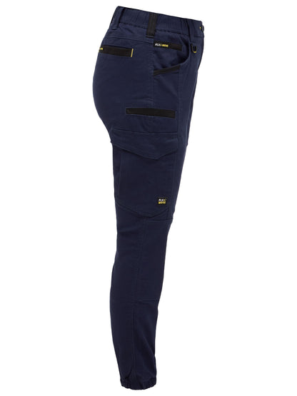 Bisley Womens Flx & Move™ Elastic Waist Cargo Cuffed Pants (BPCL6237)