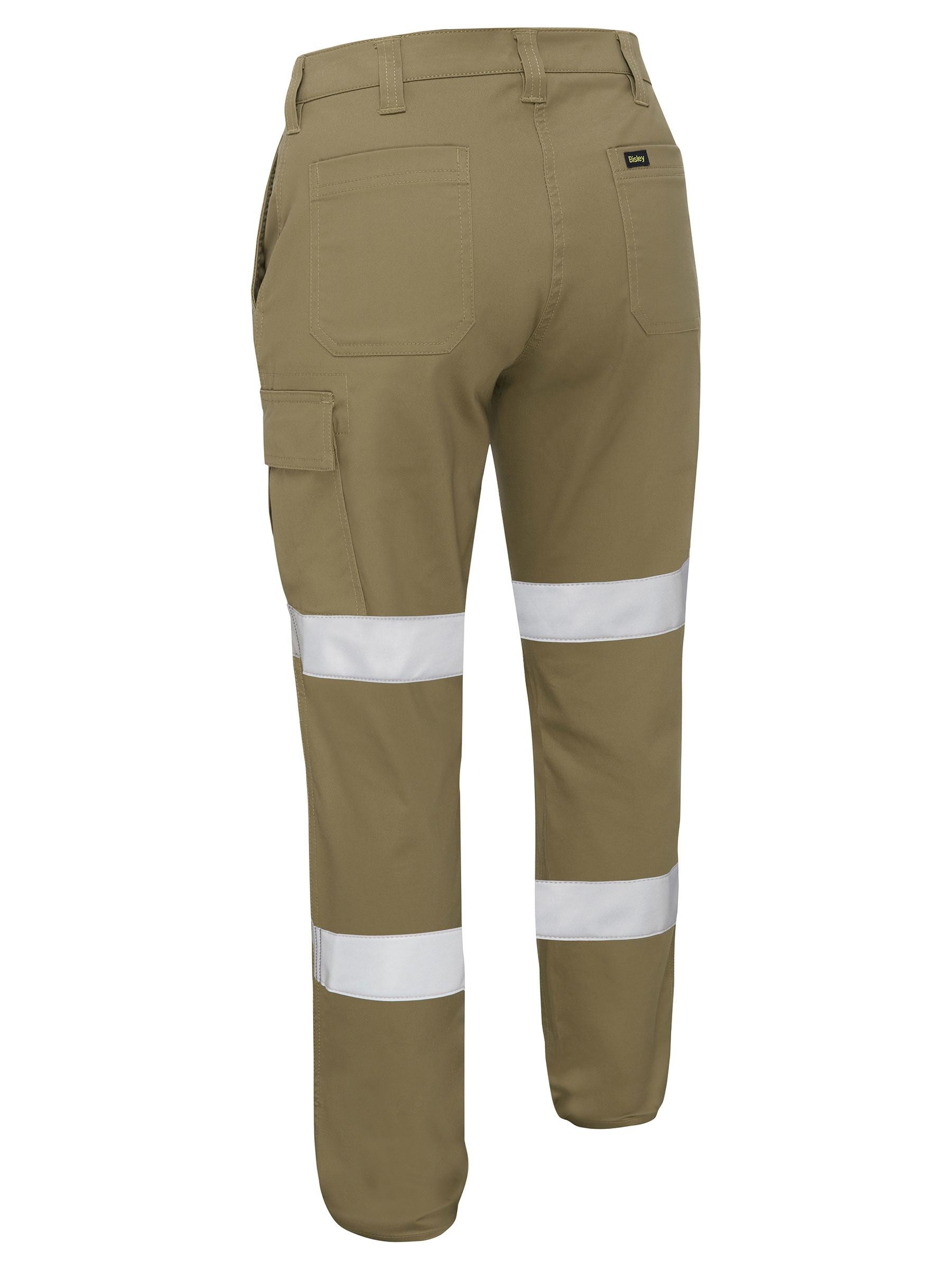 Bisley Woman's Taped Stretch Cotton Drill Cargo Pants (BPLC6008T)