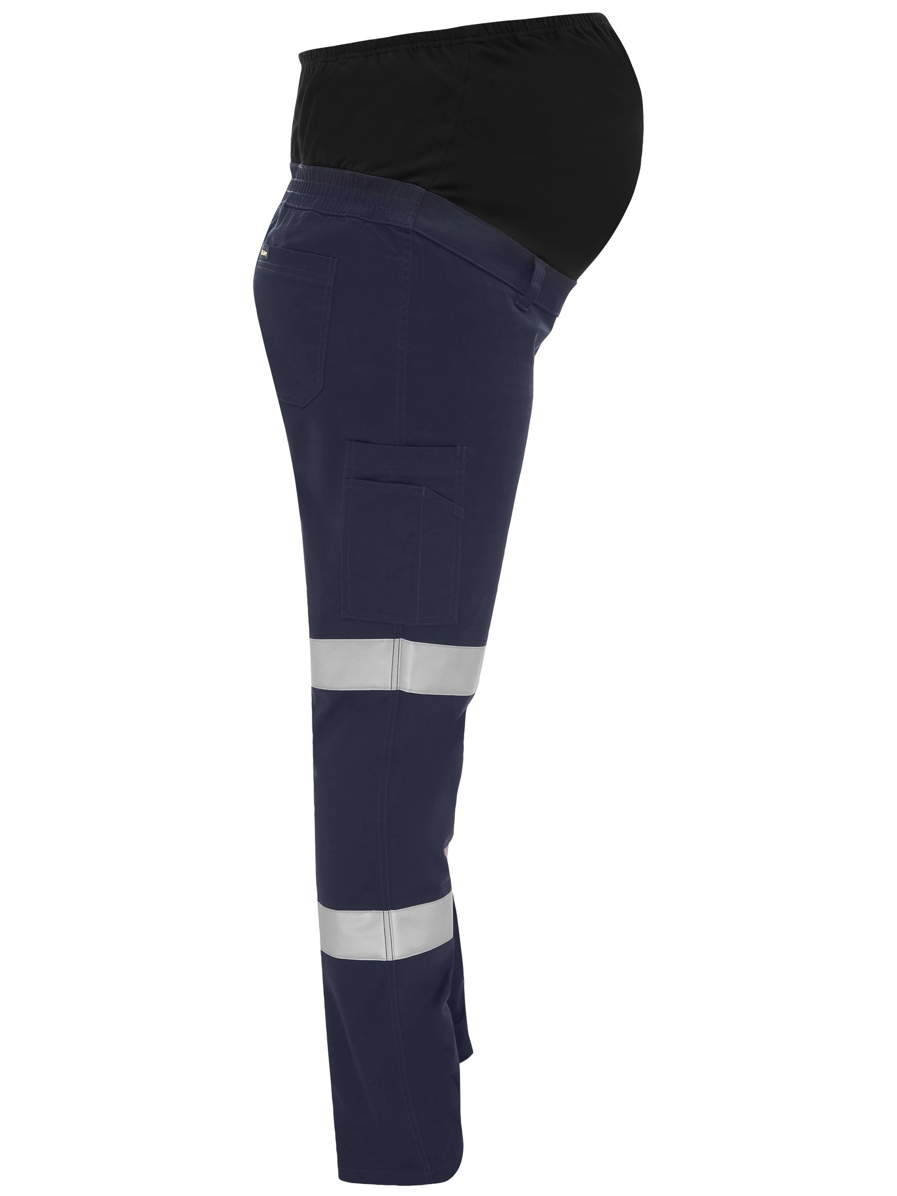 Bisley Women's Taped Stretch Cargo Maternity Pants (BPLM6008T)