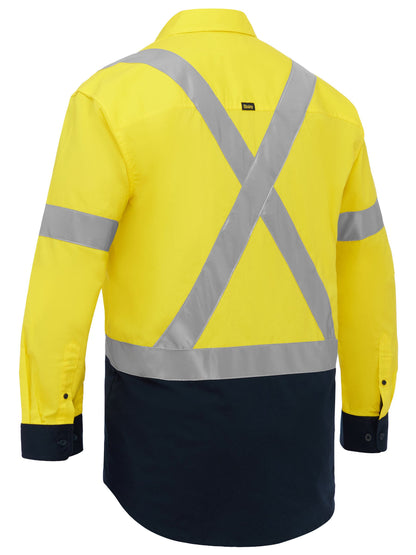 Bisley X Taped Hi Vis Stretch Cotton Shirt (BS6176XT)