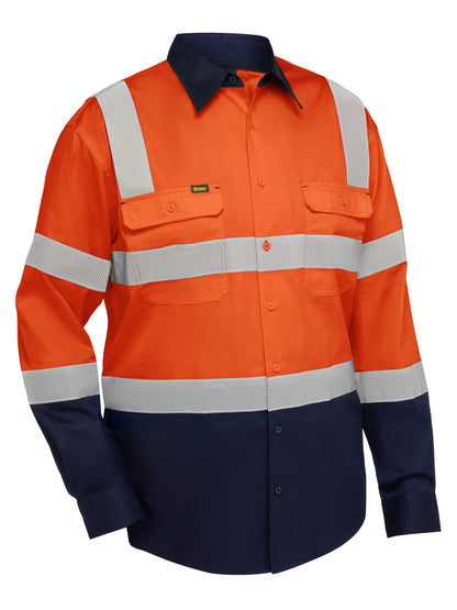 Bisley Taped Biomotion Hi Vis Cool Lightweight Vented Shirt (BS6396T)
