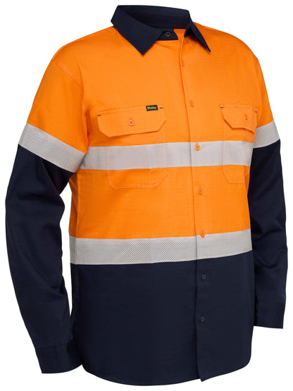 Bisley Taped Hi Vis Ripstop Vented Shirt (BS6495T)