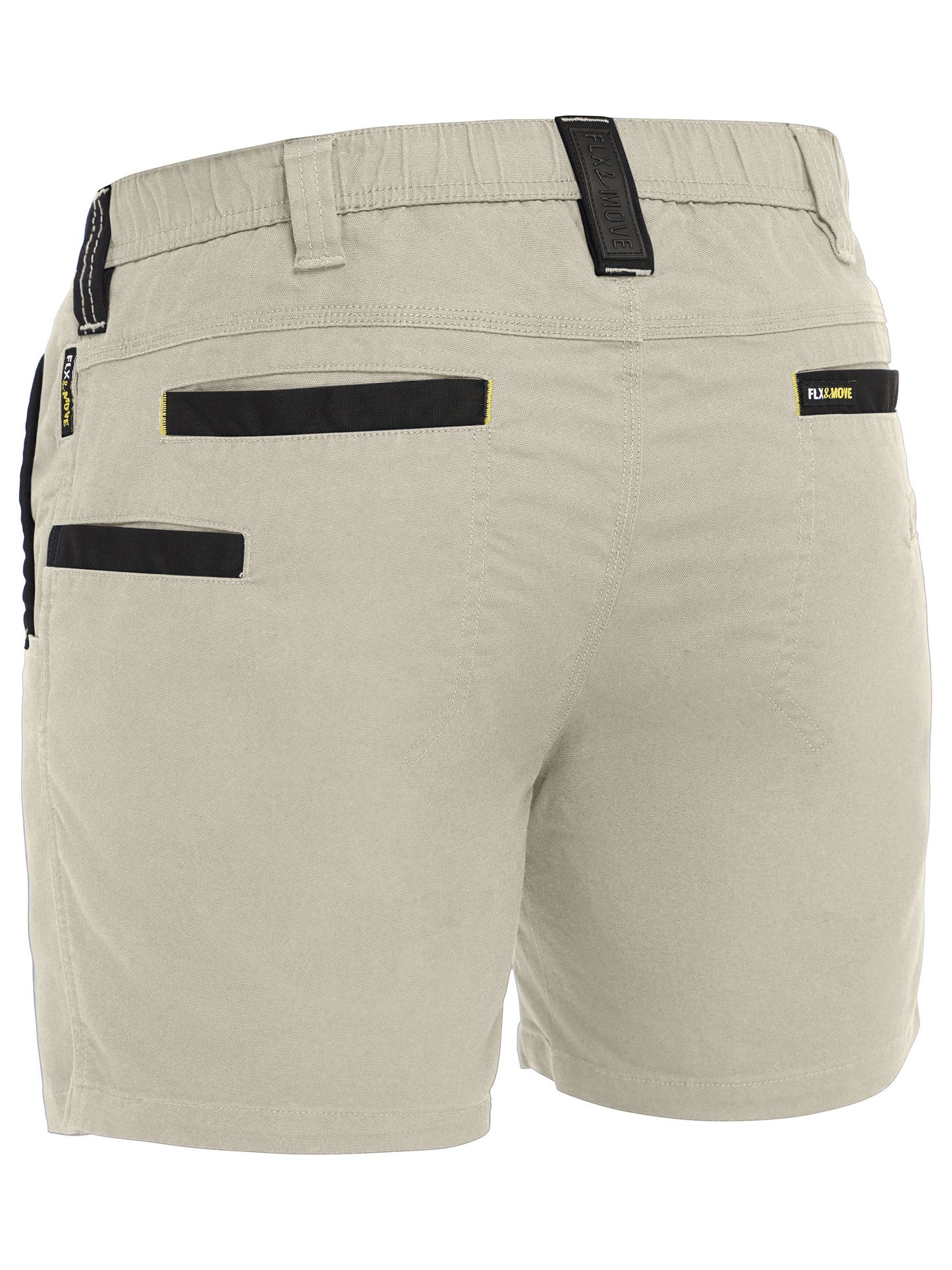 Bisley Flx & Move Elastic Waist Stretch Short Shorts (BSH1339)