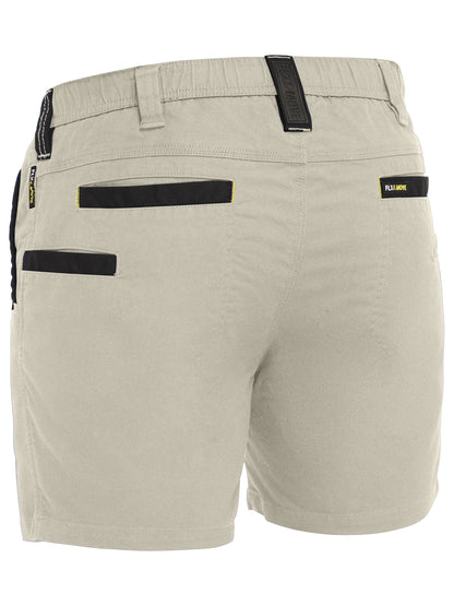 Bisley Flx & Move Elastic Waist Stretch Short Shorts (BSH1339)