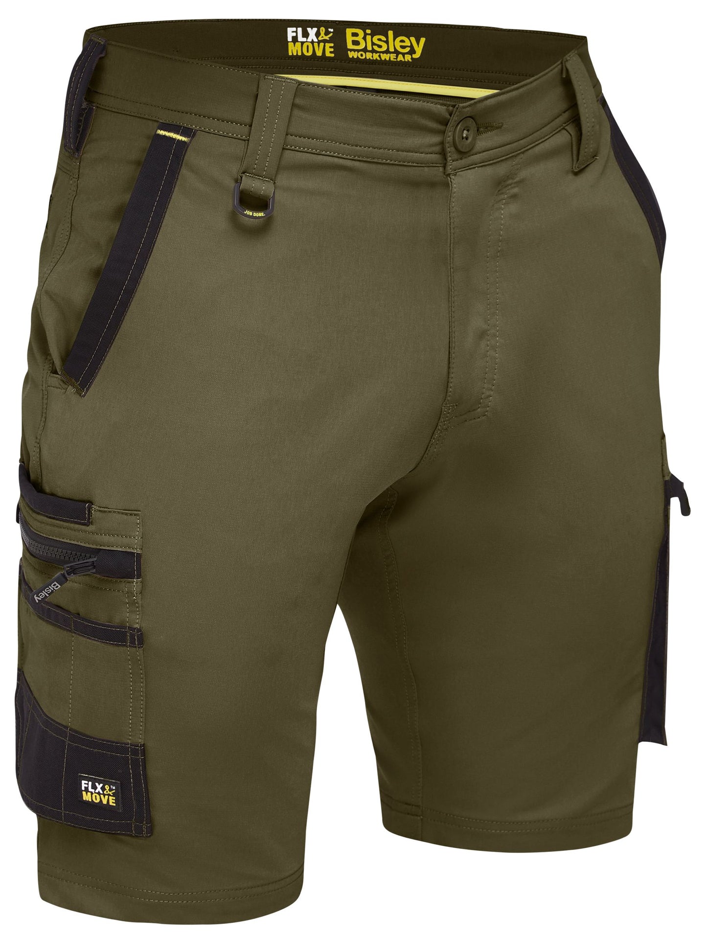 Bisley Flx & Move 4-Way Stretch Zip Cargo Short (BSHC1332)