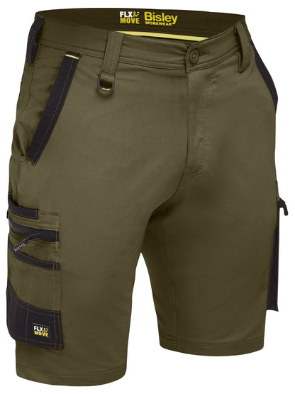 Bisley Flx & Move 4-Way Stretch Zip Cargo Short (BSHC1332)