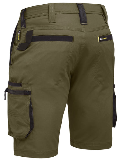 Bisley Flx & Move 4-Way Stretch Zip Cargo Short (BSHC1332)