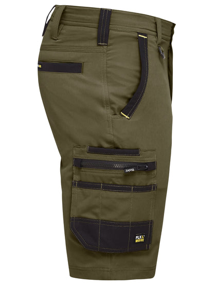 Bisley Flx & Move 4-Way Stretch Zip Cargo Short (BSHC1332)