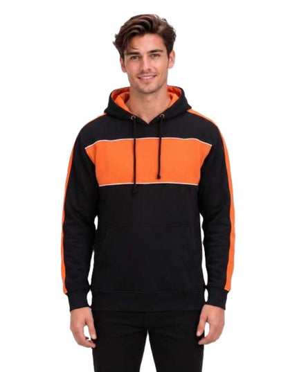 Be Seen Adults Three Toned Hoodie With Contrast (BSHD11)