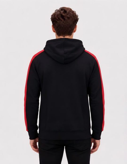 Be Seen Adults Three Toned Hoodie With Contrast (BSHD11)
