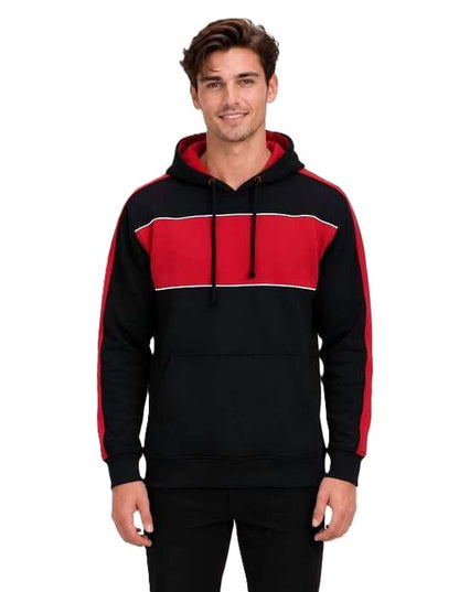 Be Seen Adults Three Toned Hoodie With Contrast (BSHD11)