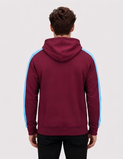 Be Seen Adults Three Toned Hoodie With Contrast (BSHD11)