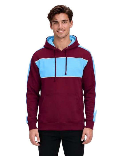 Be Seen Adults Three Toned Hoodie With Contrast (BSHD11)