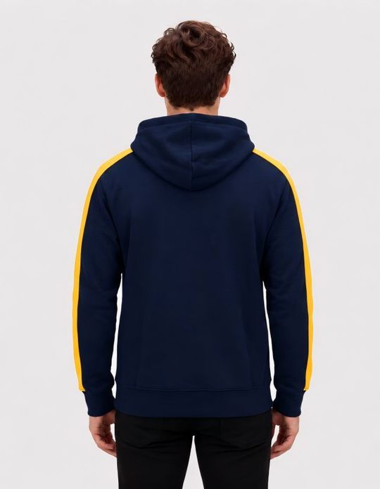 Be Seen Adults Three Toned Hoodie With Contrast (BSHD11)