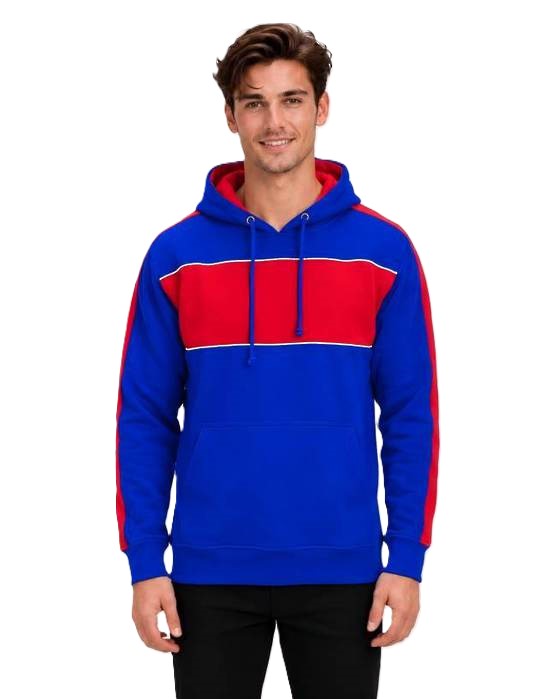 Be Seen Adults Three Toned Hoodie With Contrast (BSHD11)