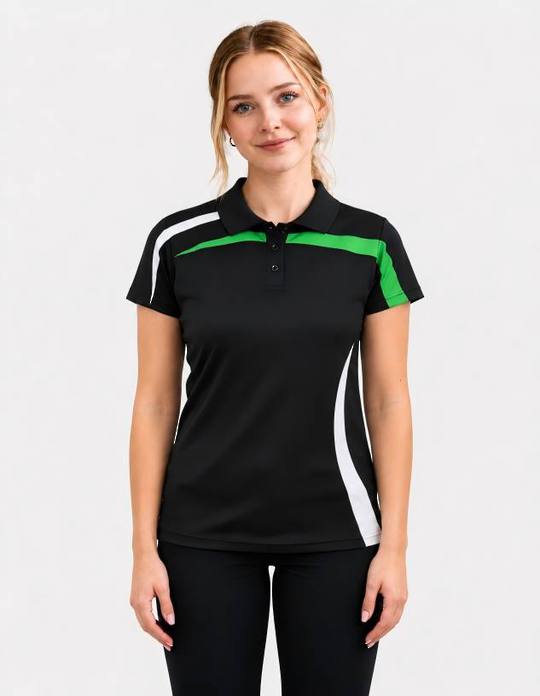 Be Seen Ladies Polo Shirt With Contrast (BSP2014L)
