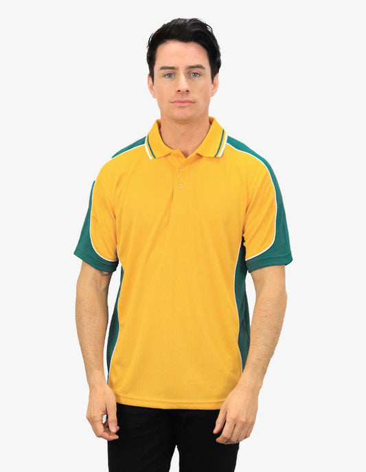 Be Seen Men's Polo Shirt With Striped Collar 3rd( 7 Color ) (BSP15)