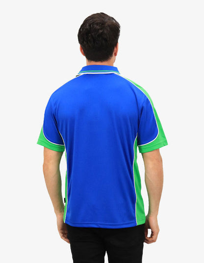 Be Seen Men's Polo Shirt With Striped Collar  6th( 7 Color ) (BSP15)