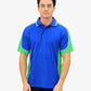 Be Seen Men's Polo Shirt With Striped Collar  6th( 7 Color ) (BSP15)