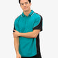 Be Seen Men's Polo Shirt With Striped Collar  6th( 7 Color ) (BSP15)