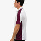 Be Seen Men's Polo Shirt With Striped Collar 7th( 9 Color All White ) (BSP15)