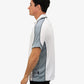 Be Seen Men's Polo Shirt With Striped Collar 7th( 9 Color All White ) (BSP15)