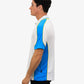 Be Seen Men's Polo Shirt With Striped Collar 7th( 9 Color All White ) (BSP15)