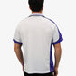 Be Seen Men's Polo Shirt With Striped Collar 7th( 9 Color All White ) (BSP15)