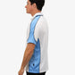 Be Seen Men's Polo Shirt With Striped Collar 7th( 9 Color All White ) (BSP15)