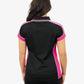 Be Seen Ladies Polo Shirt With Striped Collar 1st( 12 Color ) (BSP15L)