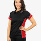Be Seen Ladies Polo Shirt With Striped Collar 1st( 12 Color ) (BSP15L)