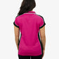 Be Seen Ladies Polo Shirt With Striped Collar 1st( 12 Color ) (BSP15L)