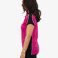 Be Seen Ladies Polo Shirt With Striped Collar 1st( 12 Color ) (BSP15L)