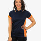 Be Seen Ladies Polo Shirt With Striped Collar 1st( 12 Color ) (BSP15L)