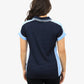 Be Seen Ladies Polo Shirt With Striped Collar 1st( 12 Color ) (BSP15L)