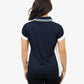Be Seen Ladies Polo Shirt With Striped Collar 1st( 12 Color ) (BSP15L)