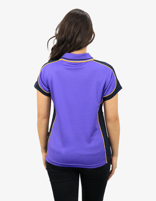 Be Seen Ladies Polo Shirt With Striped Collar 2nd( 7 Color ) (BSP15L)