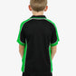 Be Seen Kids Polo Shirt With Striped Collar 1st( 7 Black Color ) (BSP16K)